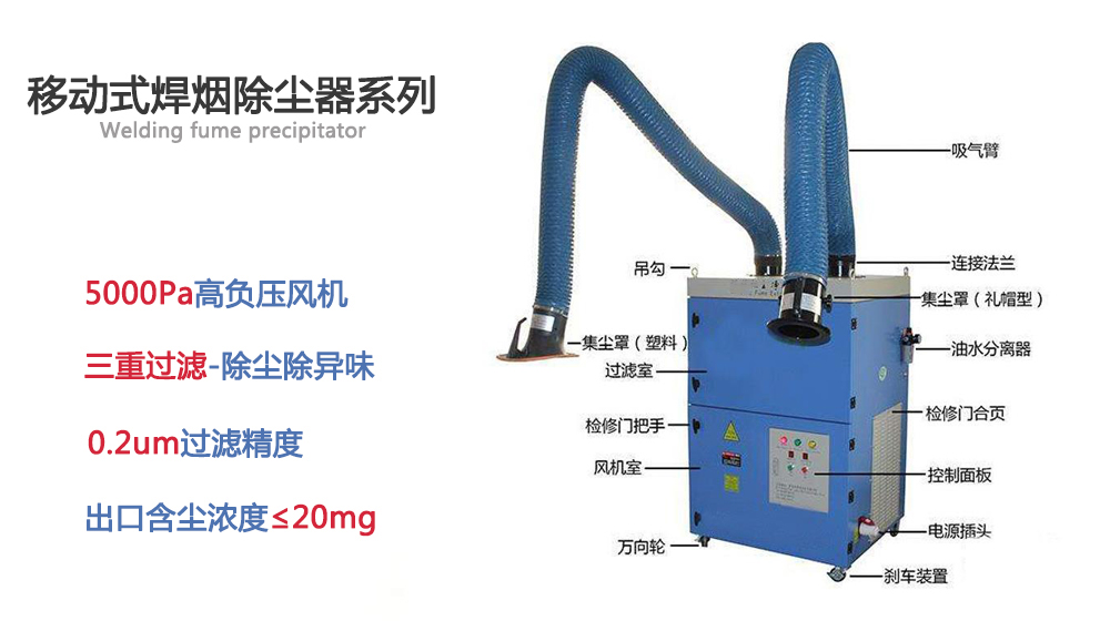 工業(yè)單雙臂焊煙凈化器